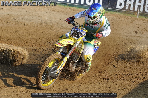 2009-10-03 Franciacorta - Motocross delle Nazioni 0221 Free practice MX1 - Chad Reed - Suzuki 450 AUS